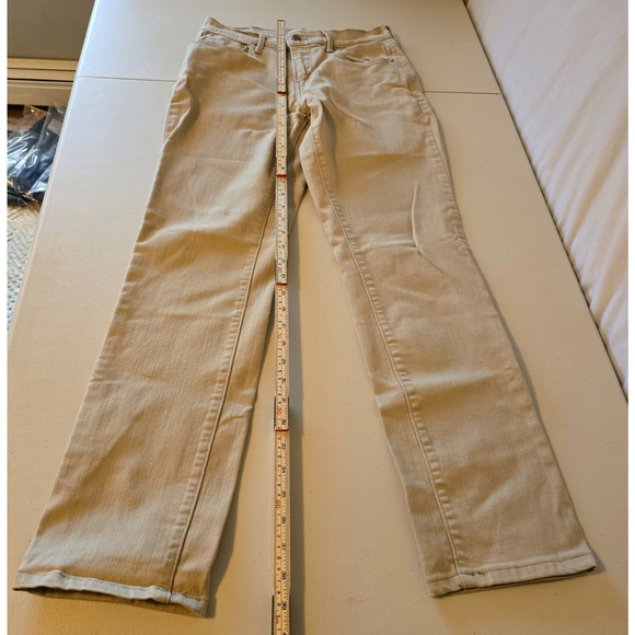 Levi's 505 Straight Jeans Women's 28 Tan - Picture 14 of 16